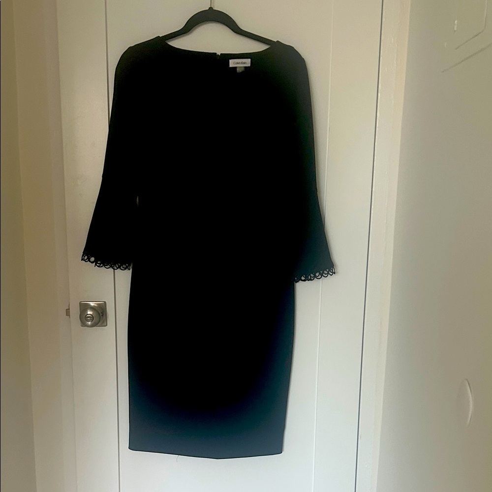 Calvin Klein Black Long Sleeve Dress